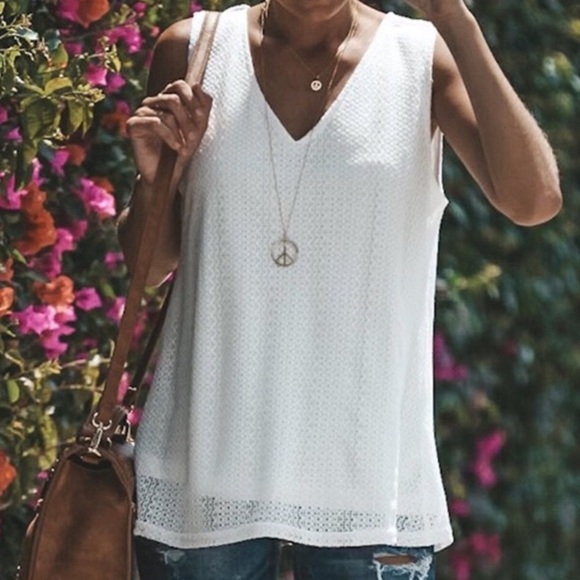 Vici Tops - Vici | Cross Back Tank Top